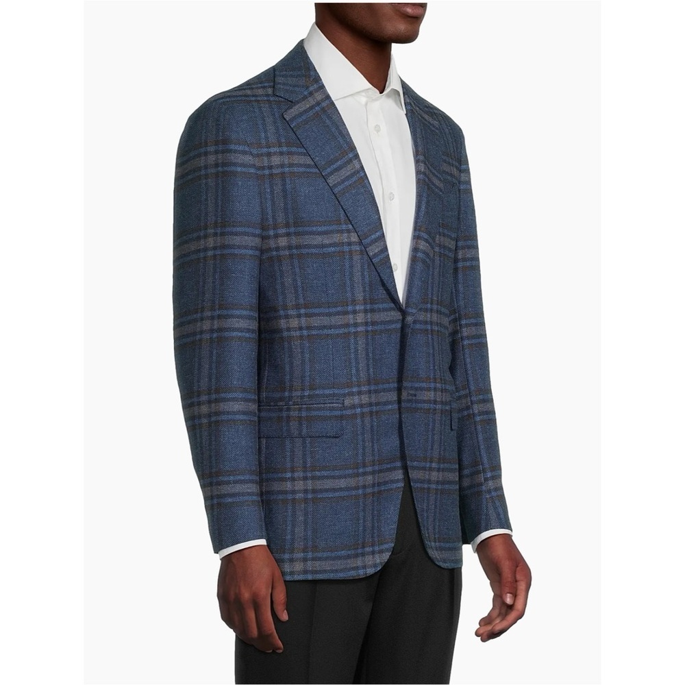♥️ SOLD Sartorio Napoli
Windowpane Wool Sport Jacket size euro 54 - Picture 4 of 6